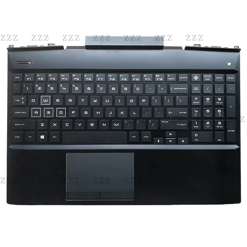 ZZ New For HP Omen 15-DC 15-DC0005TX TPN-Q211 Palmrest with White Backlit Keyboard