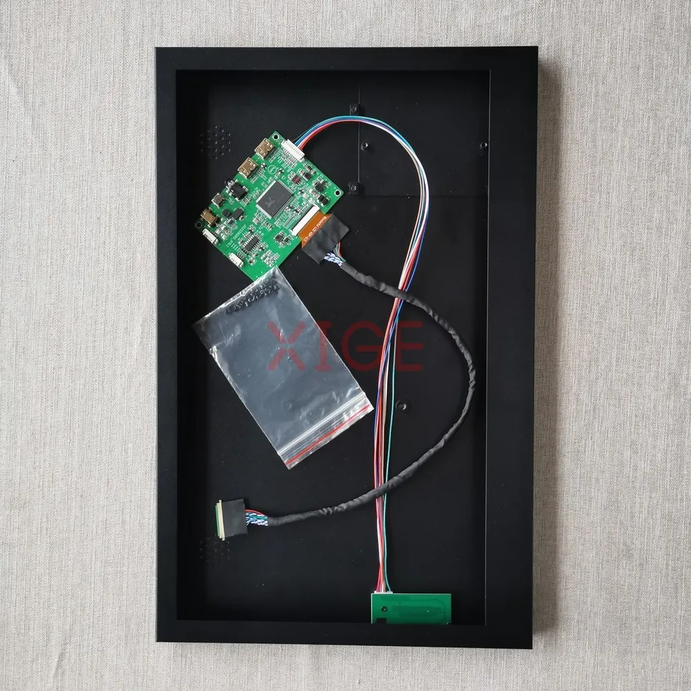 

Fit HT140WXB 2 Mini-HDMI Portable Refit Display LVDS 40 Pin DIY Kit 14" Controller Driver Board+Metal Case 1366*768 Micro USB