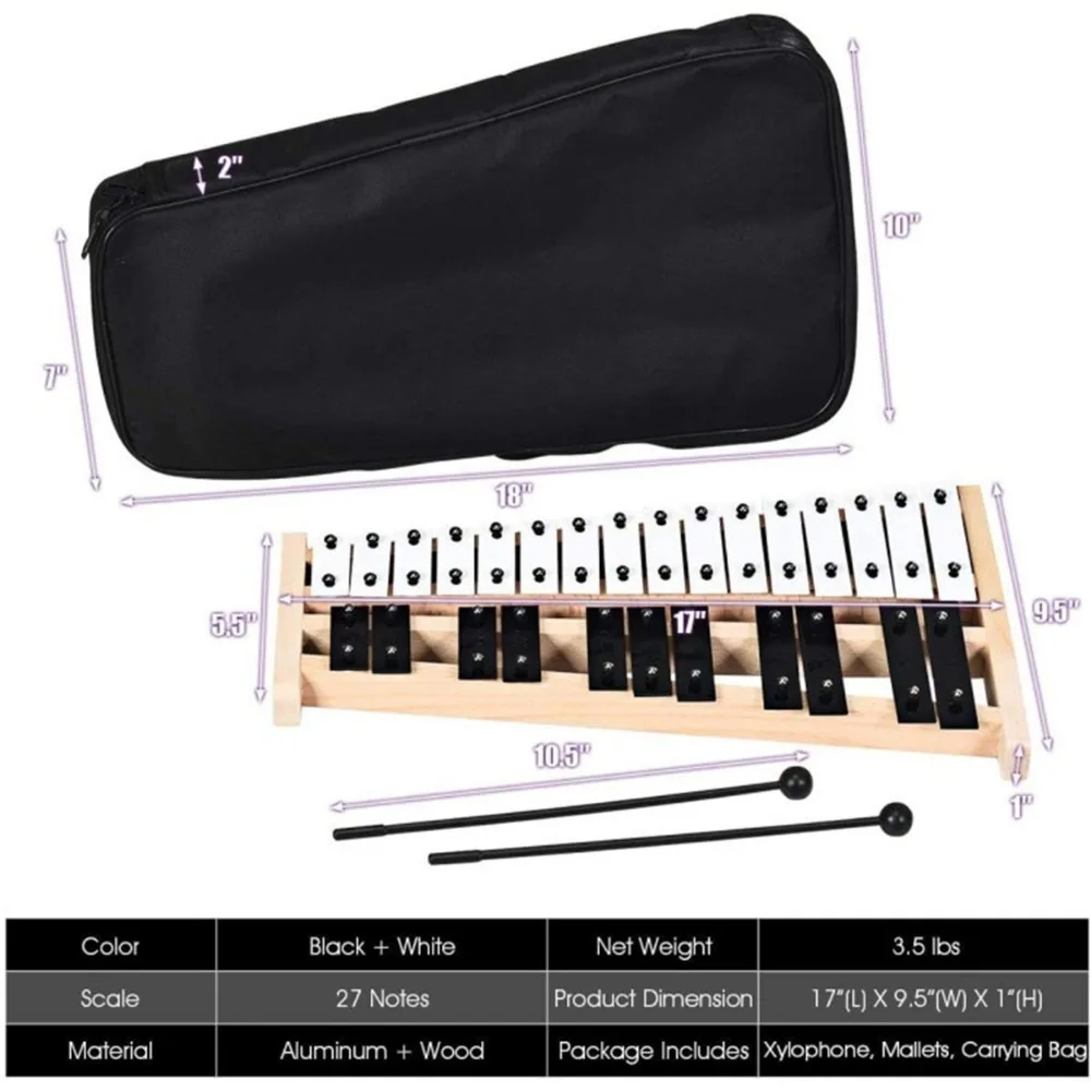 

27 note percussion xylophone