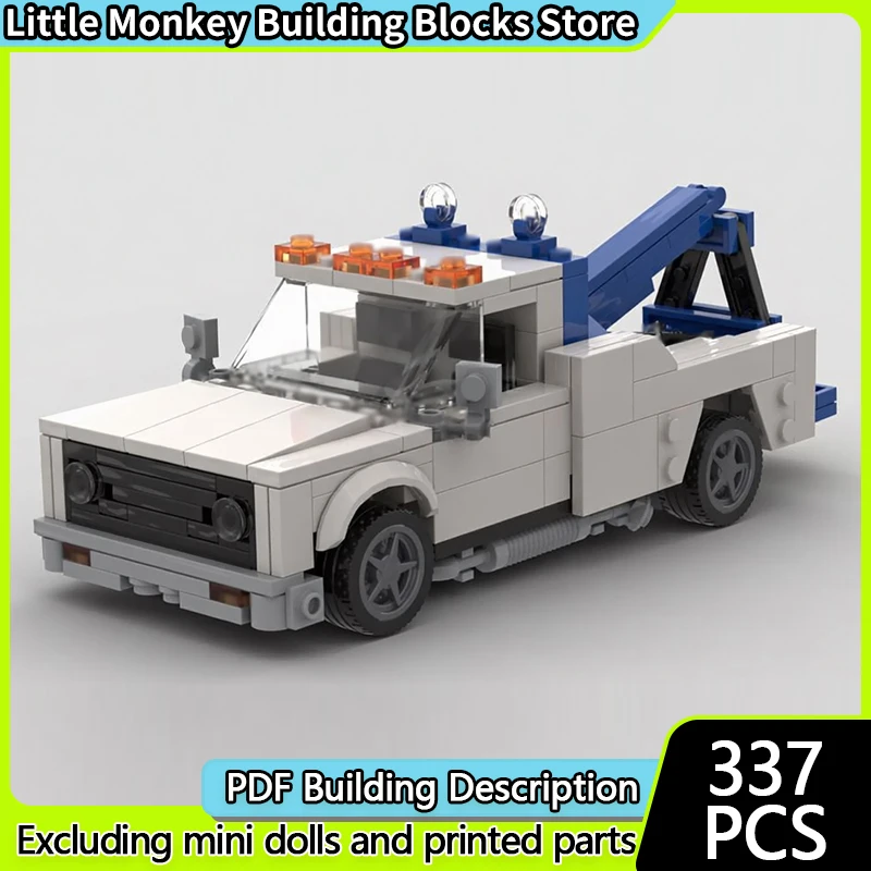 

Популярный игровой конструктор MOC: Классический ретро-автовоз, модульная технология, детские праздничные подарки, набор для сборки игрушек