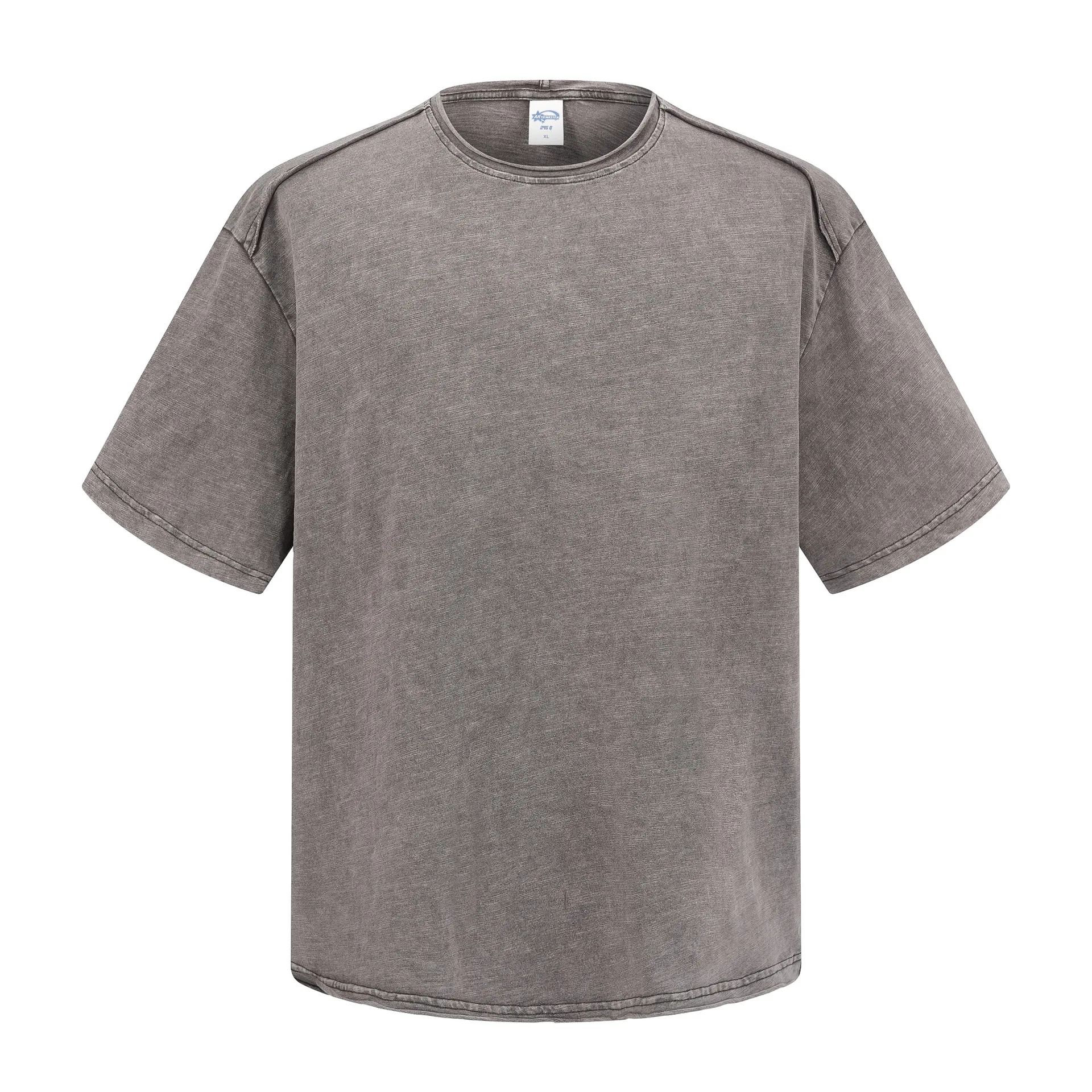 Short sleeved patchwork T-shirt men's 2026 new item