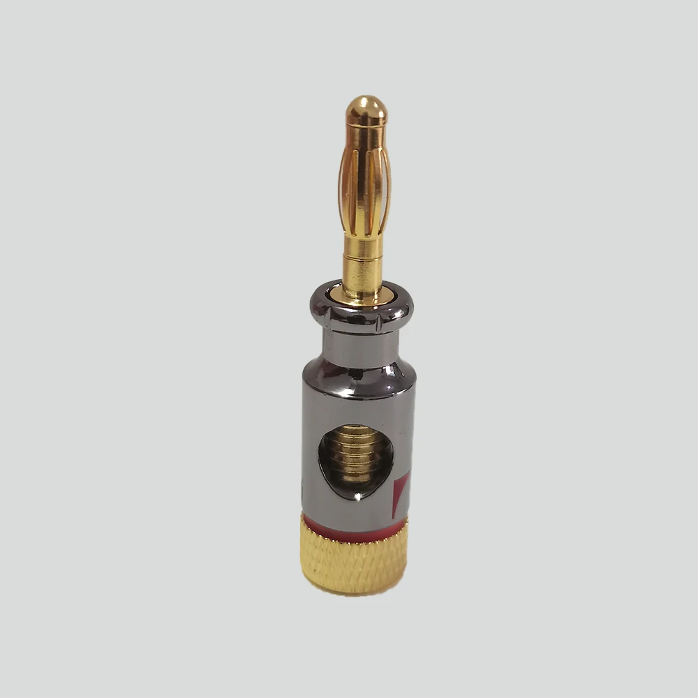 1 Stück Lautsprecher-Bananenstecker, vergoldet, 4 mm, für Audio-Video-Lautsprecheranschluss – Detail 9