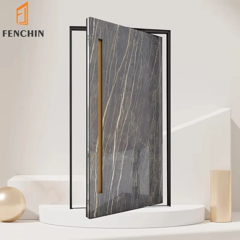 Customized Exterior Main Gate Door Designs Iron Front Entry Home Entrance Security Steel Door