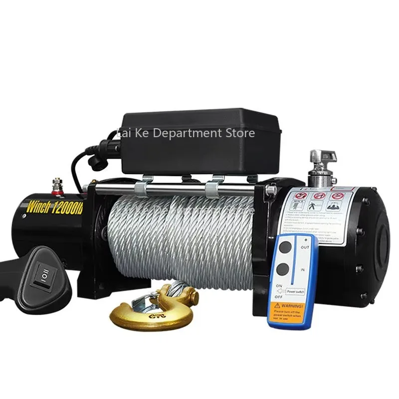 

Self-Rescue Winch for Off-Road Vehicle Traction12V/24V 220V Wire Rope Electric Winch Machine Made Machinery Industrial Equipment
