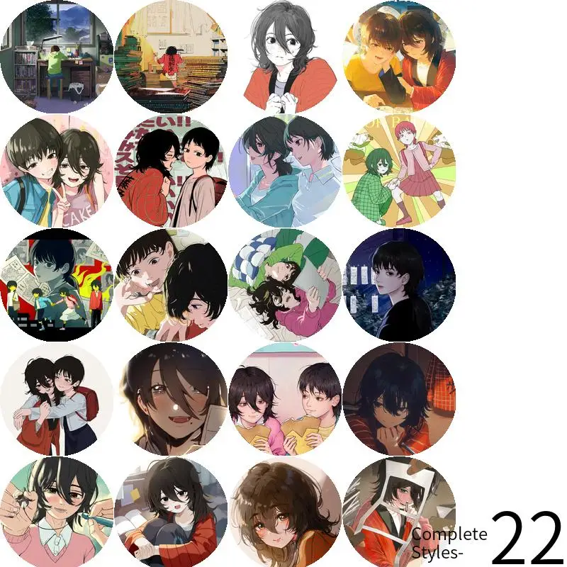 Kyoumoto Fujino Ayumu Game Anime Character Soft Button Badge Brooch anchor Peripherals Pin Tinplate Creative Birthday present