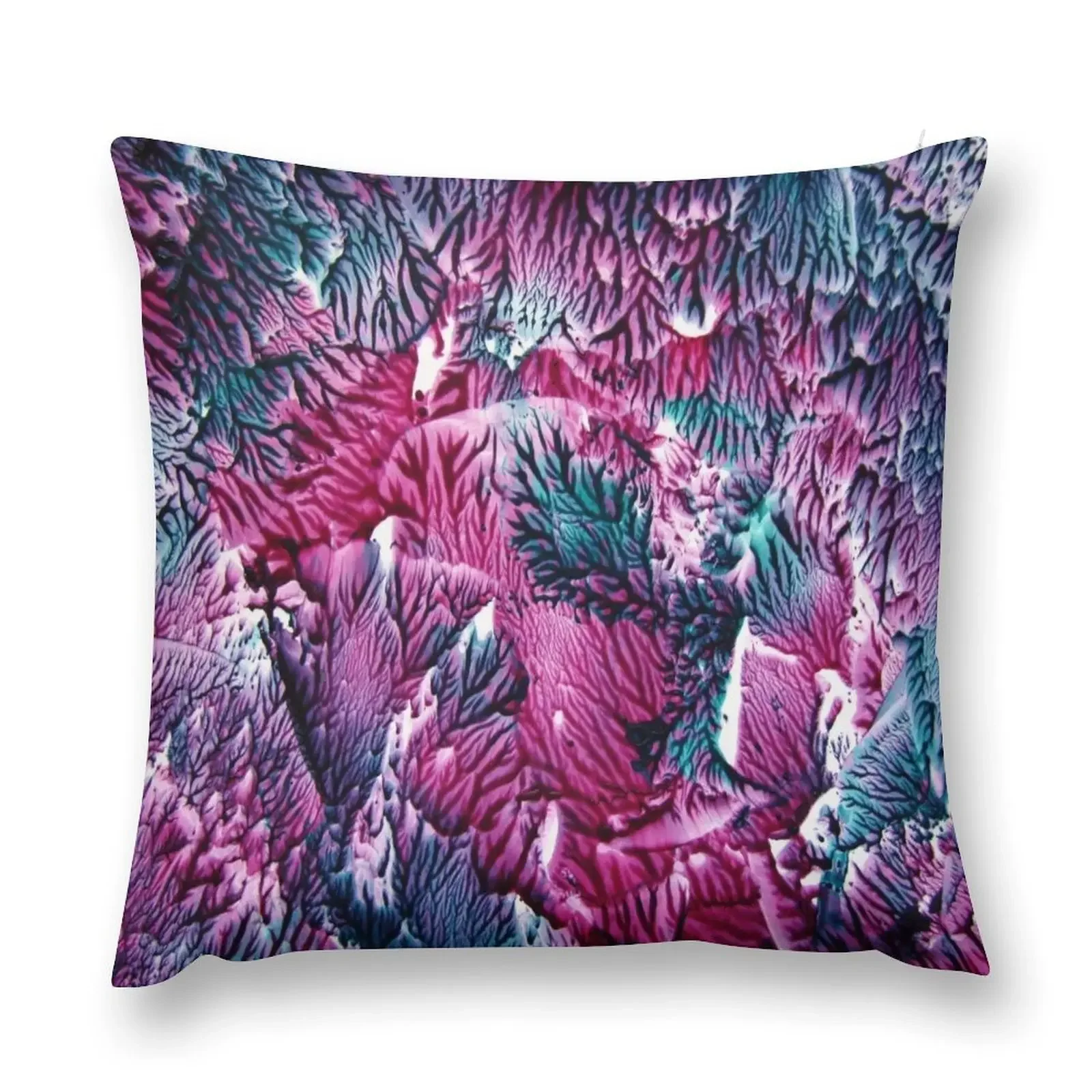 Burst of Magenta & Teal Throw Pillow christmas pillowcases Cushion Cover Luxury pillow