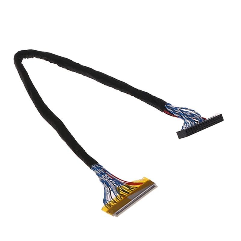 XD99 8 Bit LVDS Cable FIX-30 Pin 2ch For 17-26inch LCD/LED Panel Controller 25cm