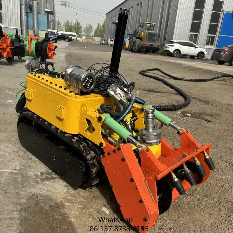 Tracked Sewer Crawler Sludge High Removal Pond Dredge Pipeline Control Integrated Underwater Dredging Cleaning Robot