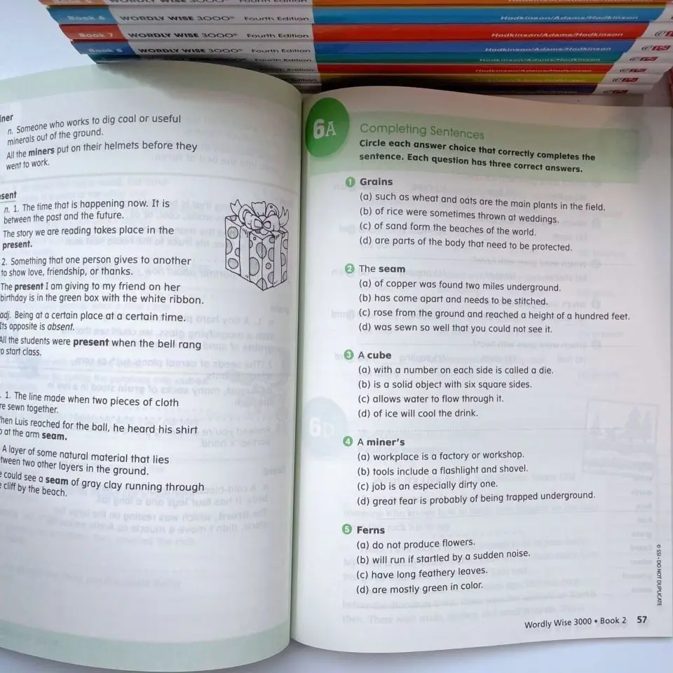 Imagem -04 - Vocabulário Expansão Workbooks para Crianças Palavra Sábia 3000 Impressão a Cores Nível Total k5 Ferramentas de Aprendizagem