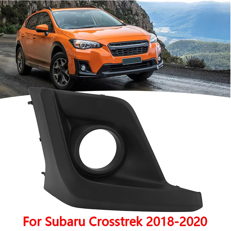 Black Right Front Fog Light Bezel Trim 57731FL082 Fog Lamp Cover Replacement for Subaru Crosstrek 2018‑2020 Exterior Parts