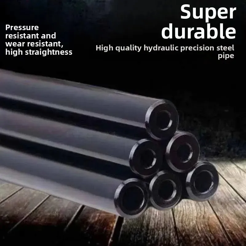 Black Seamless Carbon Steel Tube High Strength Hydraulic Precision Steel Pipe Industrial Metal Tubing for DIY Hardware and Tools