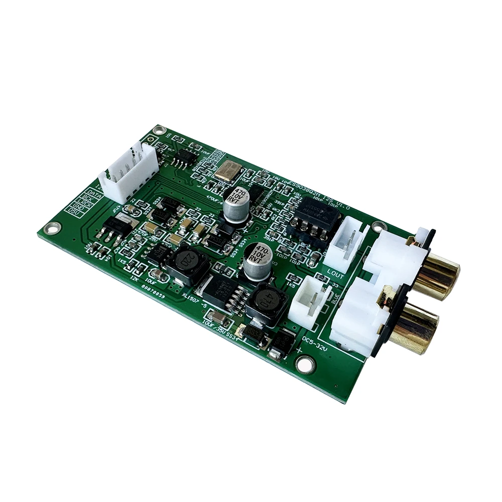 ES9038 I2S Decoder Board DSD512 Upgrade Decoder DAC Bluetooth Device Player 32Bit DSD512