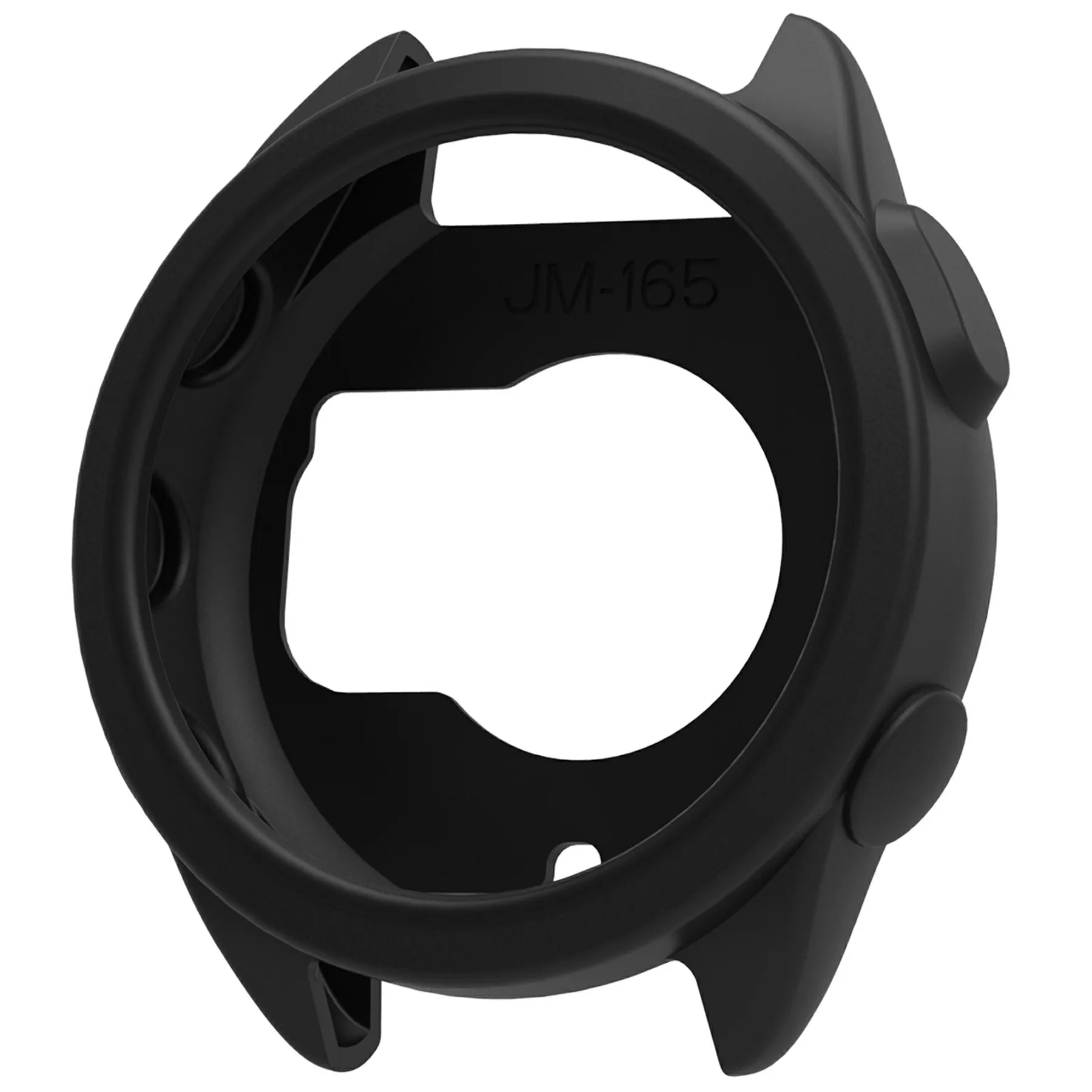 Für Garmin Forerunner 165 Schutzhülle Smartwatch Silikon-Cover - Schwarz