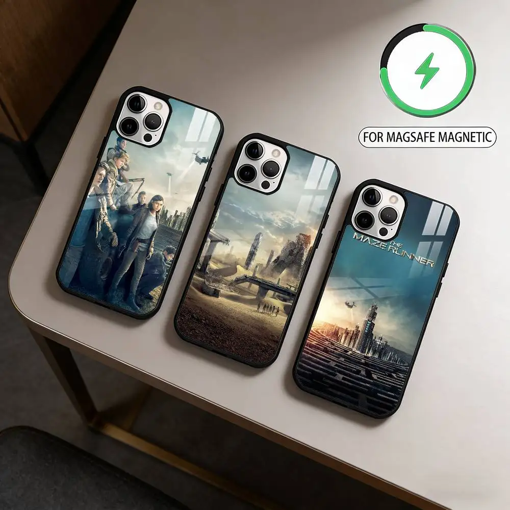 

The M-Maze R-Runner Phone Case For iPhone17,16,15,14,13,12,11 Plus,Pro Max Magnetic For Magsafe Wireless Charging