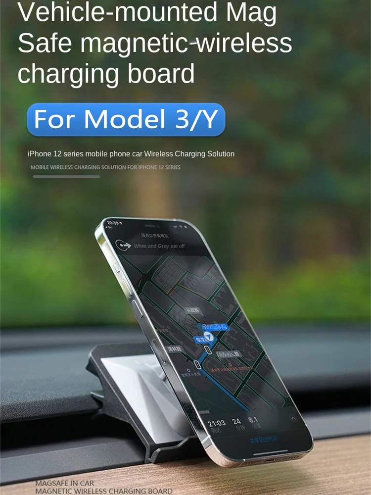 5W Qi Magnetic Wireless Chargers For iPhone 13 12 Car Magnet Mount Phone Holder Fast Charging Station Wireless Charger Dropshipp