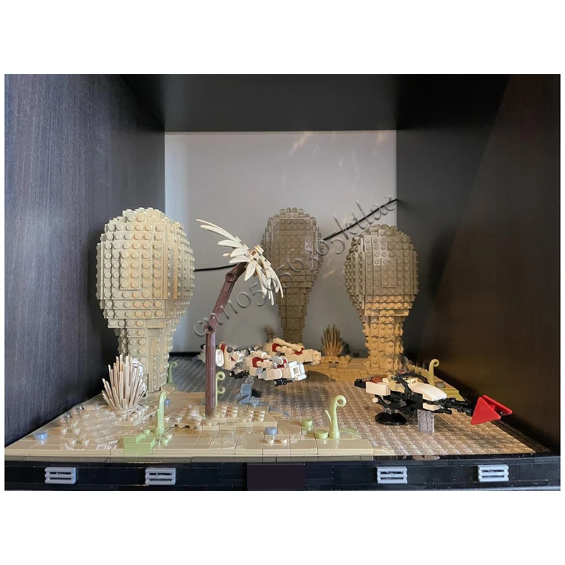 2341 PCS Saleucami Bestellen 66 Kallax Diorama Stapelsteine Modellbau Kreatives Puzzle Geburtstag Cartoon Anim Figuren Spielzeug Geschenk