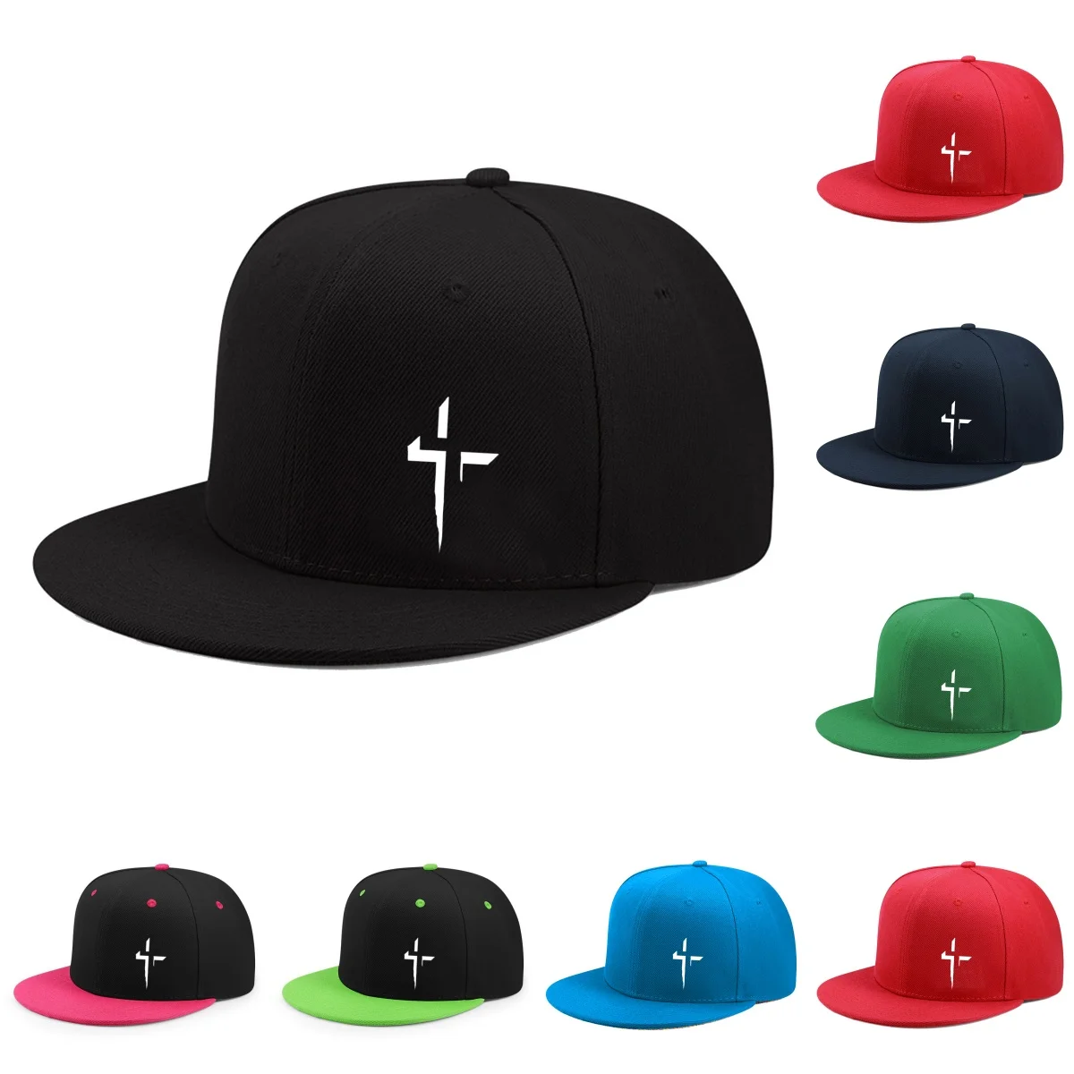 Fashion Lightweight Summer Baseball Caps Cross Adjustable Sunscreen Hats Retro Unisex Snapback Caps for Men Women