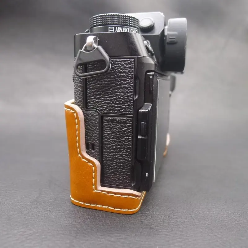 حقيبة كاميرا XT5 PU حافظة بمقبض 1/4 برغي لقاعدة نصف الجسم Fujifilm Fuji X-T5