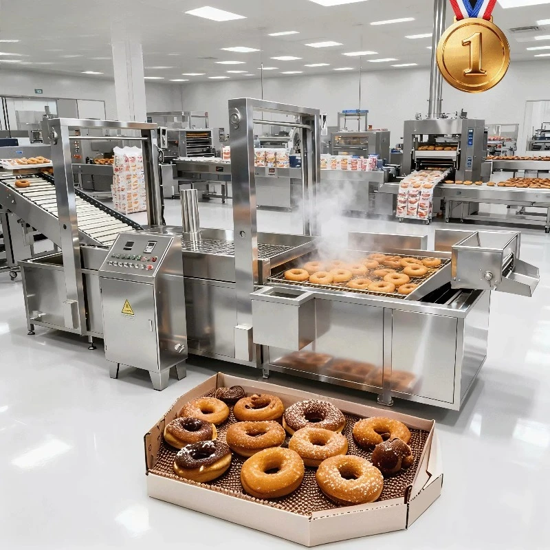 Customized Industrial Electric Continuous Chips Certified New Automatic Donut Making Frying Machine 304 Stainless Steel High