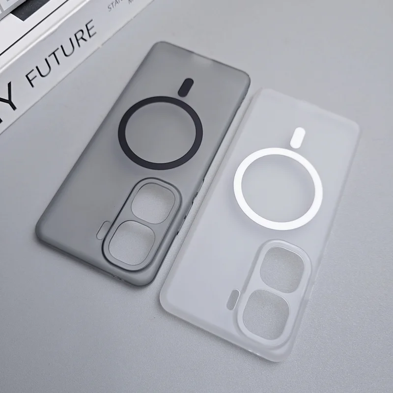 

For IQOO Neo10 Pro Plus Case Simple Frosted Transparent Magnetic PC Skin-friendly and Anti-drop Cover For IQOO Neo 9 9S Pro Plus