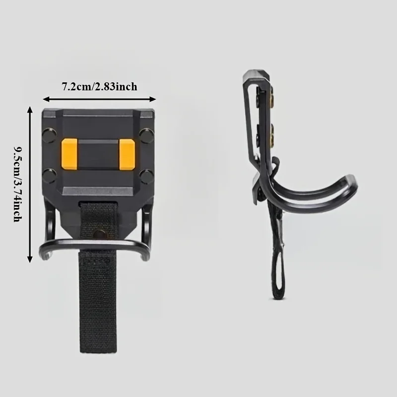 DGEV Multi functional modular hammer hanging T hammer sheep horn hammer quick hanging bag durable with bel