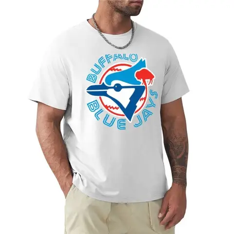 Buffalo Blue Jays T-Shirt korean fashion t-shirts man boys animal print shirt t shirts for men pack