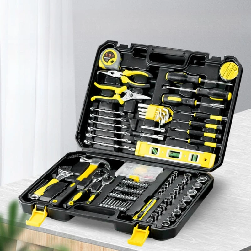 

Hardware toolbox set Household installation Electrical tools Manual woodworking maintenance group