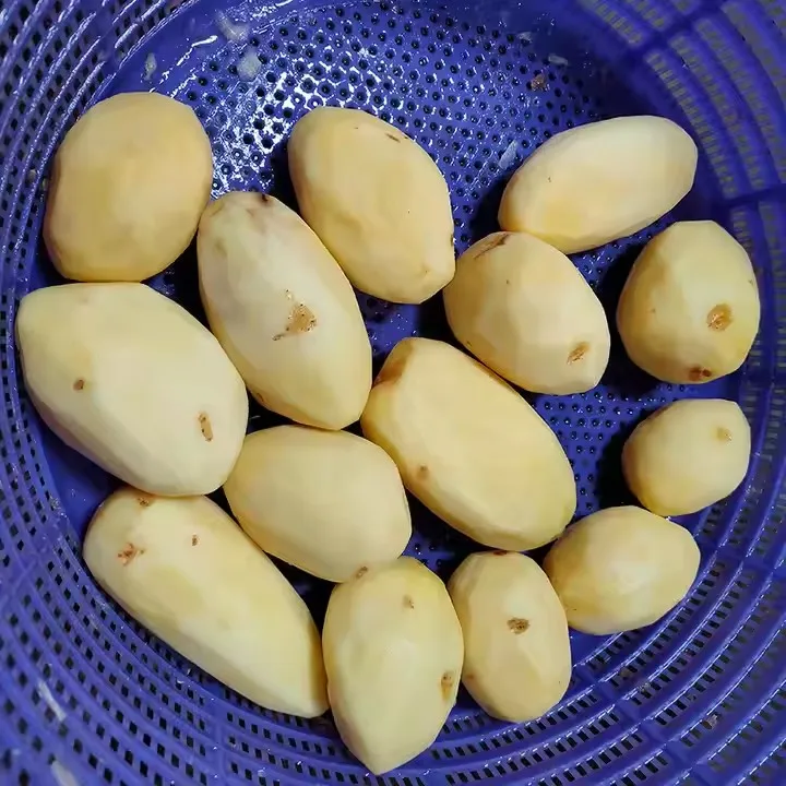 Commercial Fully Automatic Ginger Coconut Peeling Machine Kitchen Yam Tapioca Vegetable Cleaning Peeling Machine