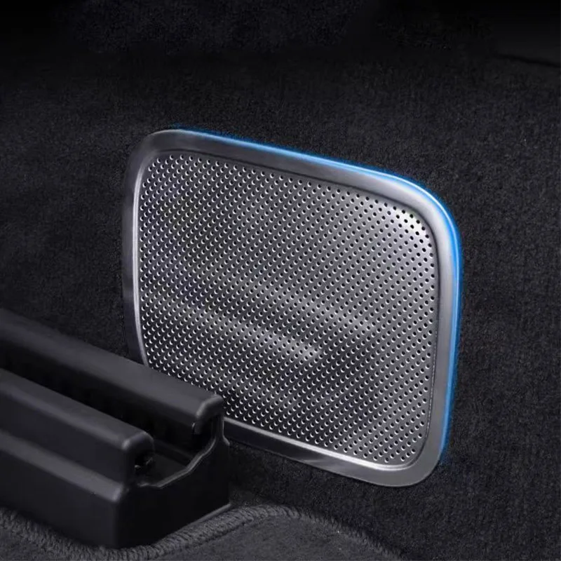 

Car Air Outlet Cover For Leading Ideal Li Xiang 2022 2023 L9 Stainless Steel Car Refrigerator Heat Dissipation And Dust Cover