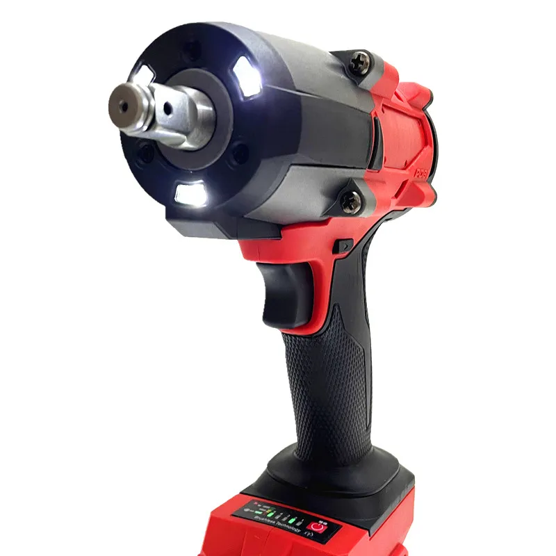 1600NM Electric Wrench Brushless Impact Wrench For Milwaukee 18V Battery 5 Gears Cordless Driver Car Truck Repair Power Tools