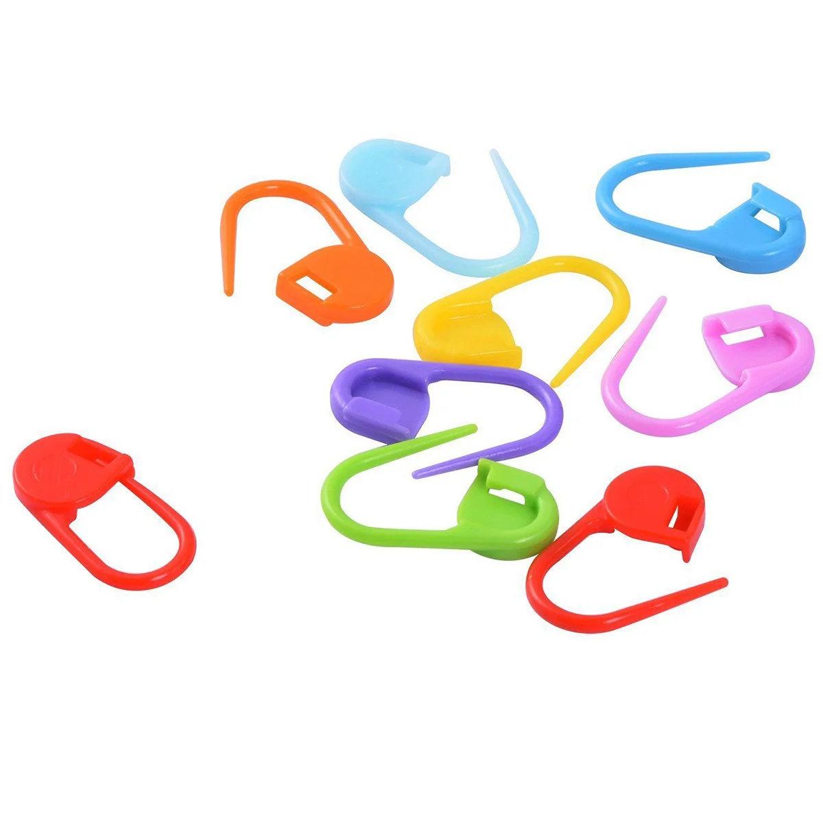 104 قطعة من أدوات الحياكة علامات مادة مرنة ناعمة لوضع العلامات يزيد ويقلل 8 علامات غرزة شبكية #2