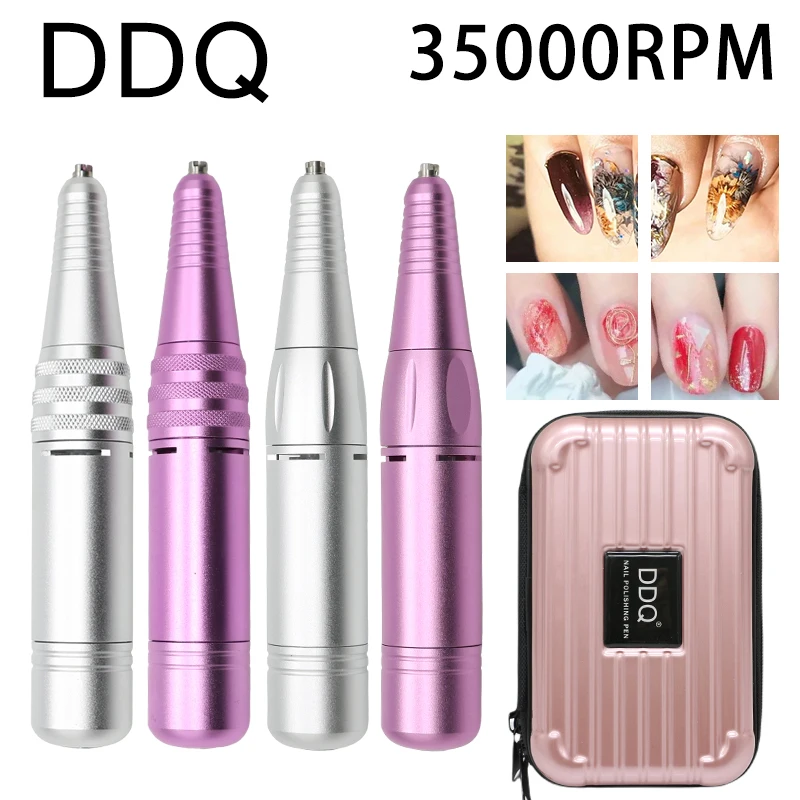 Nail polish machine USB portable and compact self use nail remover aluminum alloy polishing nail grinder