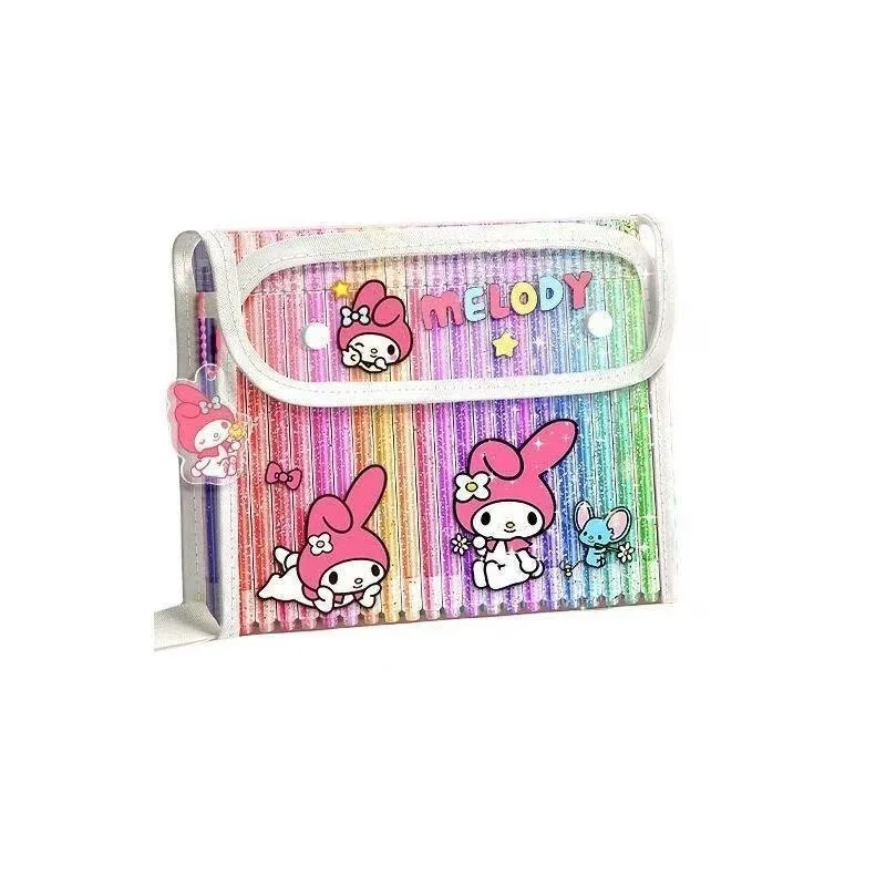 

24 шт. Kawaii Sanrio Kuromi My Melody 48-цветная ручка милый мультфильм детская акварельная ручка студенческий маркер подарки игрушки