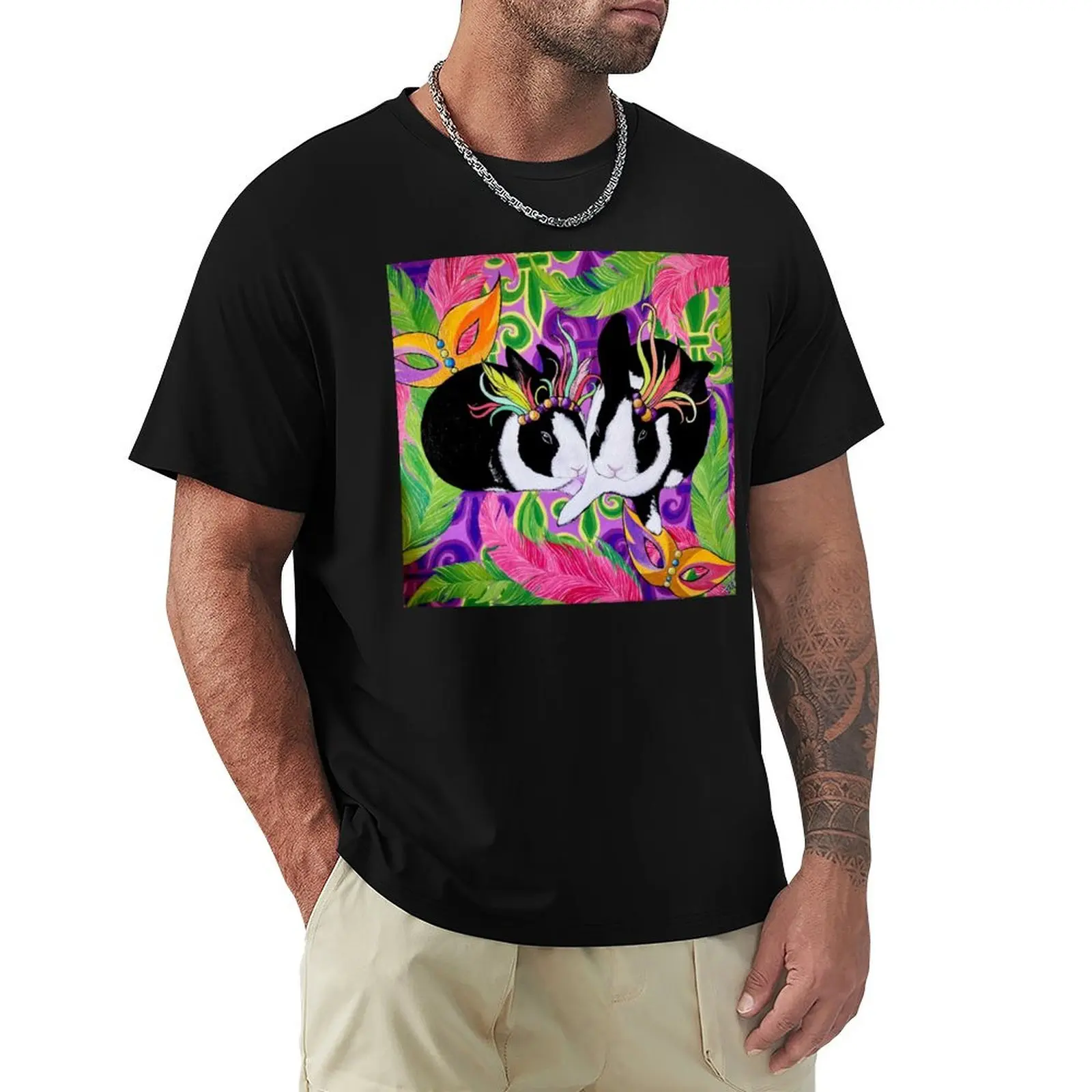 

Mardi Gras Buns T-Shirt clothes gifts for boyfriend mens workout shirts