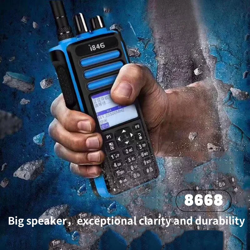 High Powerful Long Range CE GMRS 5W or 10w VHF Walkie Talkie 8668 Handhold Two Way Radio