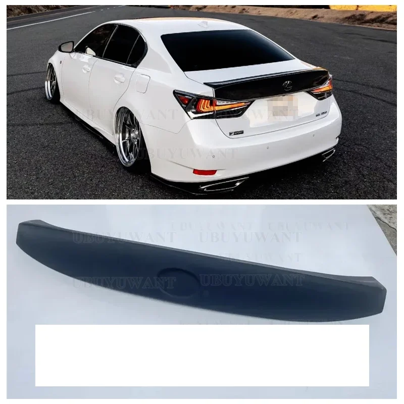 For LEXUS GS GS350 GS300 GS450 Rear Trunk Spoiler 2013-2016 High Quality REAL CARBON FIBER Car Rear Tail Wing Lip Spoiler