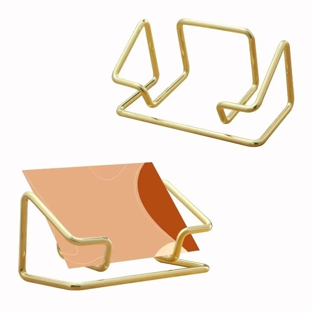 New Metal Business Card Holder Minimalist Elegant Cards Display Holder Multi-scene Name Card Holder Office Use