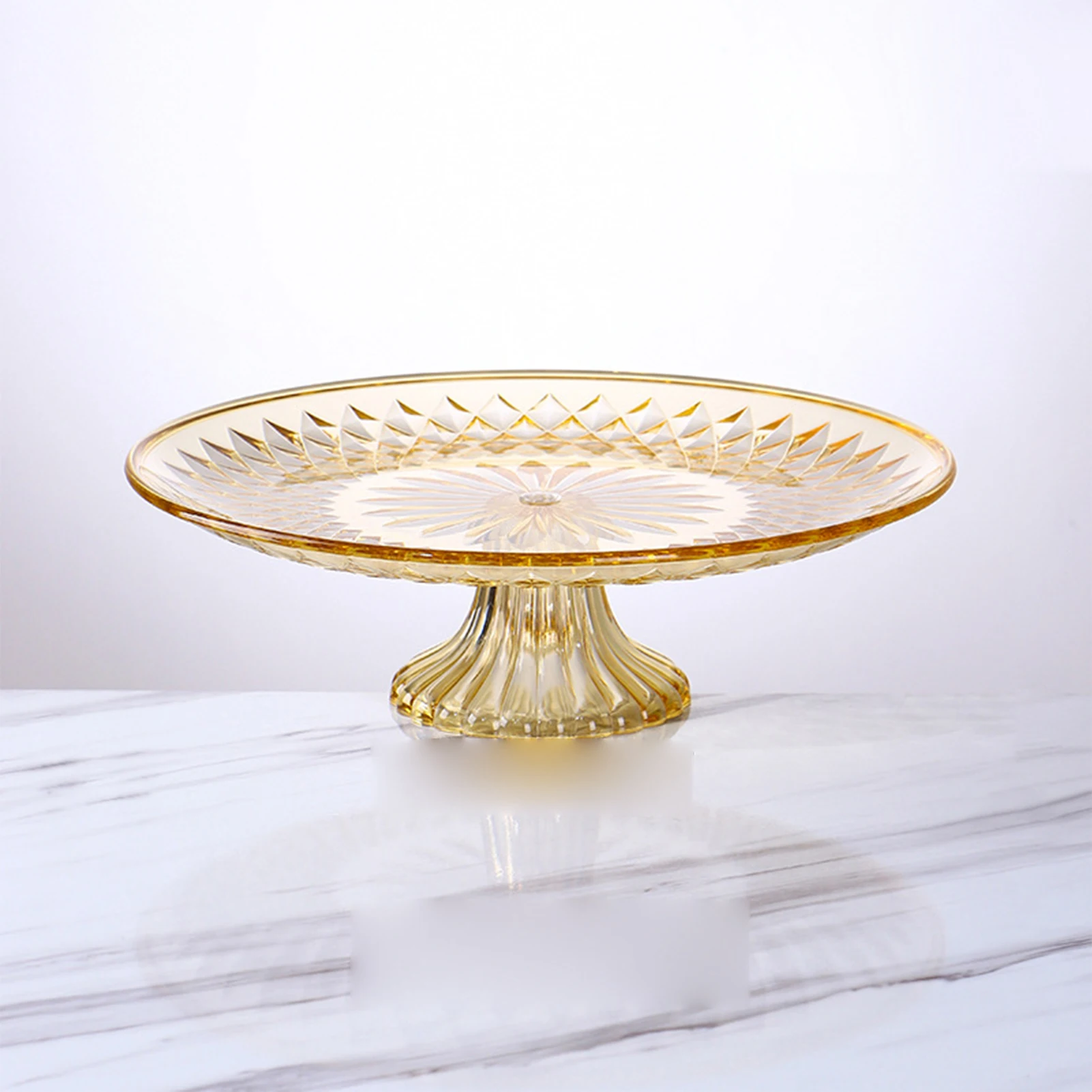 

20cm Round Cake Stand Serving Tray Food Grade Safe Serving Plates for Party Decorating Supplies