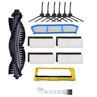 Replacement Roller Brush Side Brushes HEPA Filters Compatible For Ilife A4 A4S A40 Robot Vacuum Cleaner Accessories