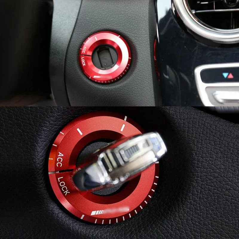 Car Ignition Key Ring Switch Sticker Decal for Volkswagen VW Golf 4 5 6 7 Jetta MK5 MK6 Polo Passat B5 B6 B7 Skoda Octavia Rapid