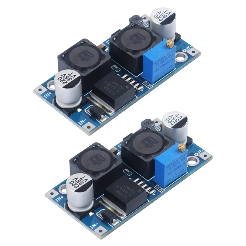 4 Stuks Verstelbare DC-DC Buck Boost Converter Automatische Brede Spanningsregelaar Xl6009 Spanningsmodule