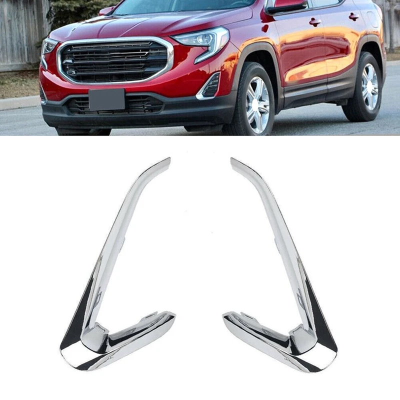 

Fog Light Trim Frame Front Fog Light Lamp Cover Foglight Bezel Decoration Frame For GMC 2018-2020