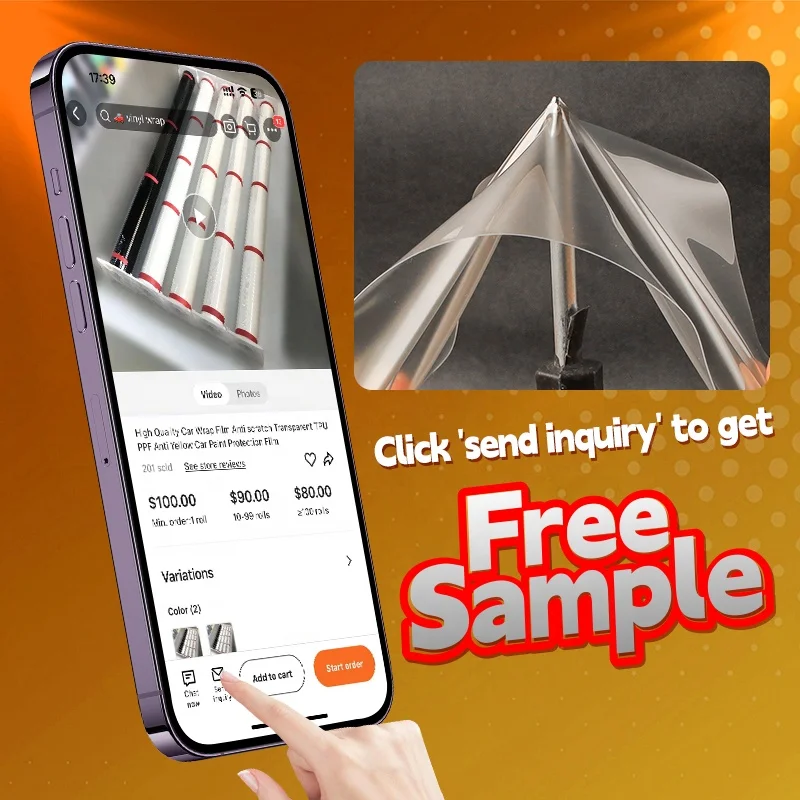 7,5 mm großer, mit Graphen angereicherter PPF-TPU-Lackschutzfilm mit Wärmeableitung und statischer staubabweisender Oberfläche