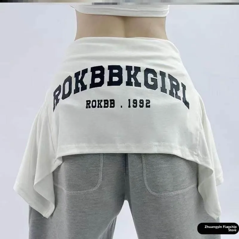 

Женская оверсайз-рубашка для джазовых танцев, уличный стиль, с завышенной талией, асимметричный дизайн, для танцевальных тренировок, повседневный стиль, весенняя коллекция