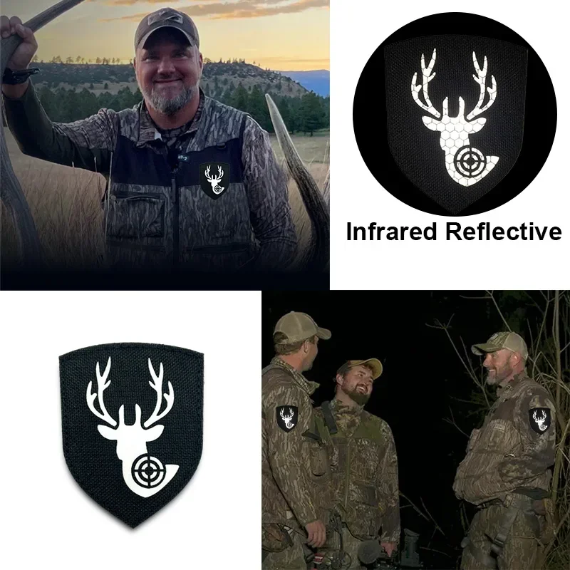 3D Taktische Patches IR Reflektierende Abzeichen auf Rucksack Weste Kleidung Laser Schneiden Embleme Haken Und Schleife Outdoor Ausrüstung – Detail 16