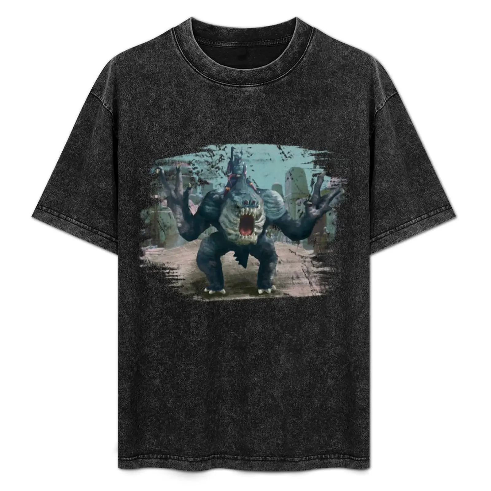 

Boba Fetts Rancor T-Shirt Stylish Graphic Short Sleeve Top