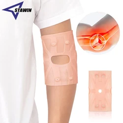 1 pieza de Gel de silicona magnetoterapia, codo de compresión, manga de soporte para alivio del dolor articular, tendinitis, codo de Golf, codo de tenis