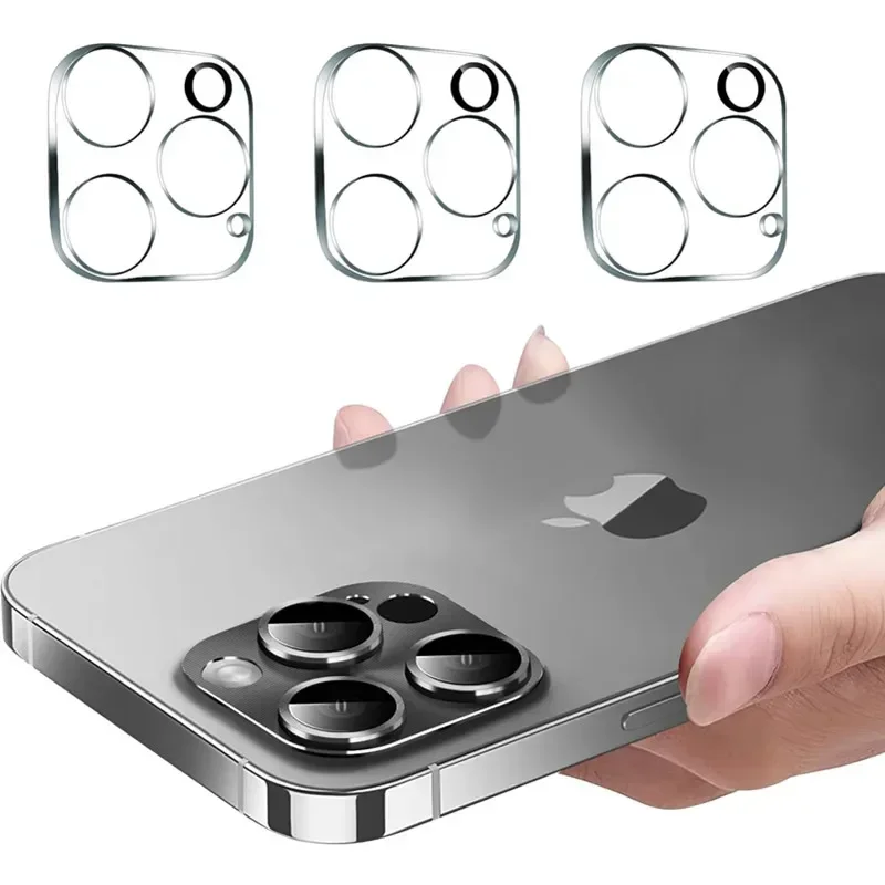 عدسة كاميرا من الزجاج المقسى ، ملحقات غطاء ، أيفون ، 14 ، 13 ، 11 ، 16 برو ماكس ، 12 ميني ، بلس ، 15 برو ، 3