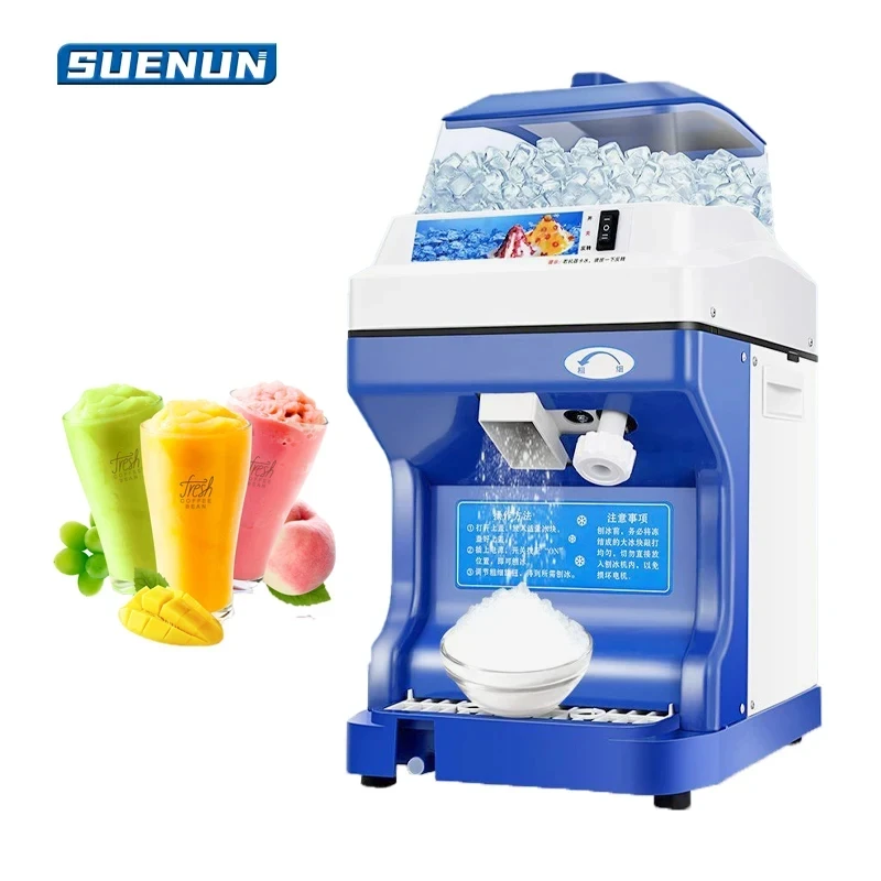 electric commercial cube ice shaver crusher machine for commercial bar and shop Shaved ice machine ice breaker ice sander machin