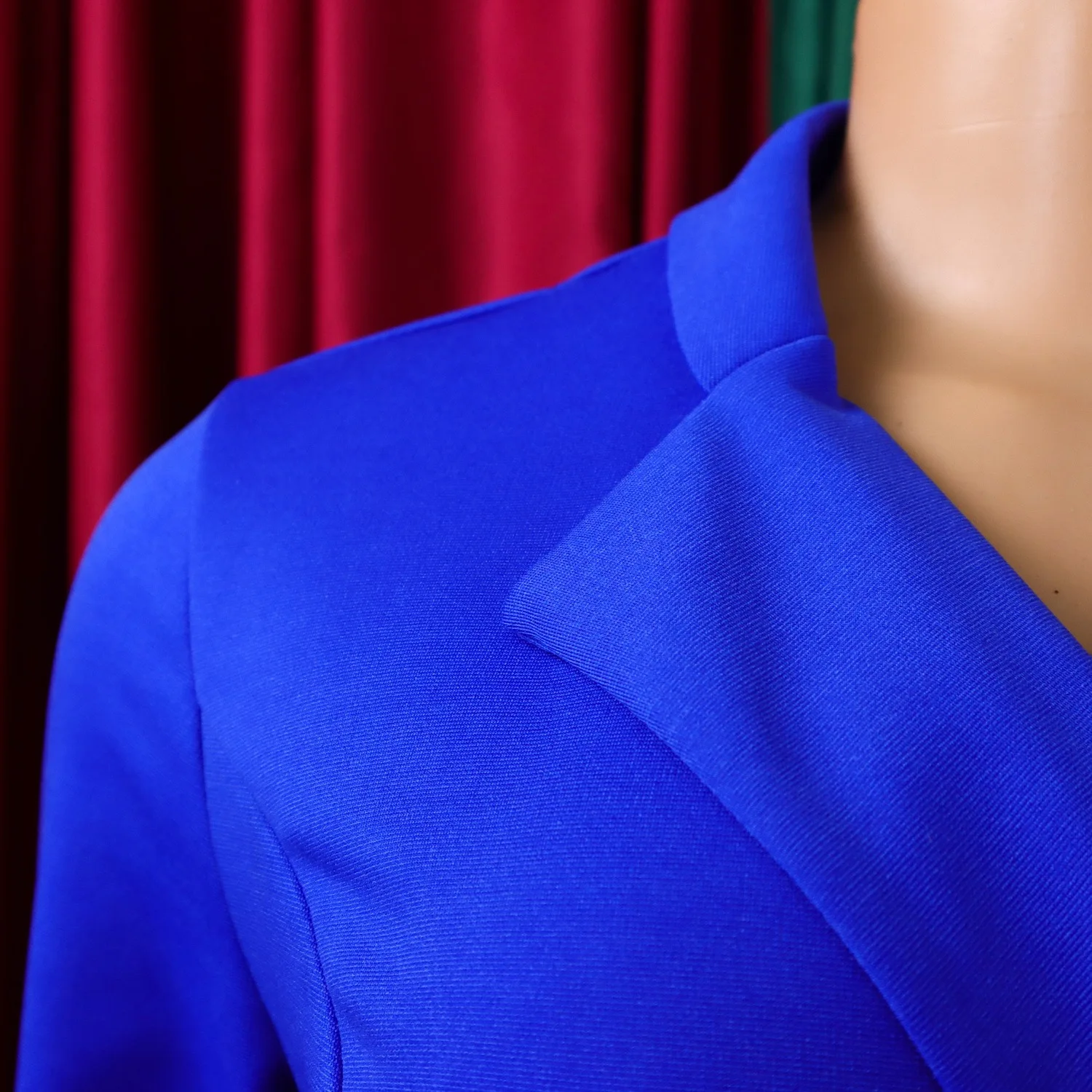 우아한 여성용 바디콘 드레스, V넥 긴팔 솔리드 쉬스 패키지 힙 미디 길이 전문 비즈니스 워크 드레스 미디 OL